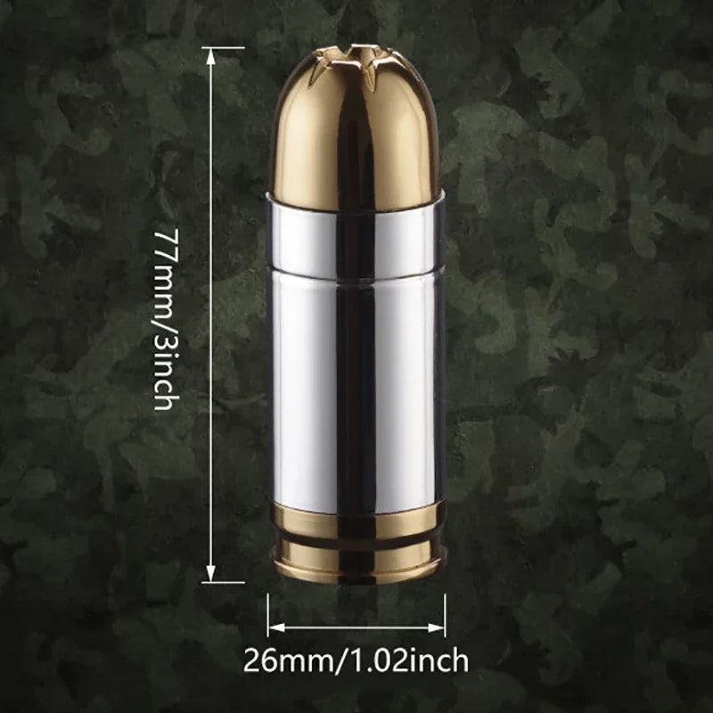 Mini Bullet Jet Flame Lighter – Windproof & Refillable