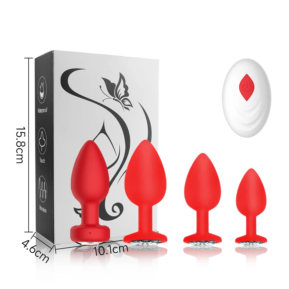 Bluetooth Remote Anal Vibrator with APP