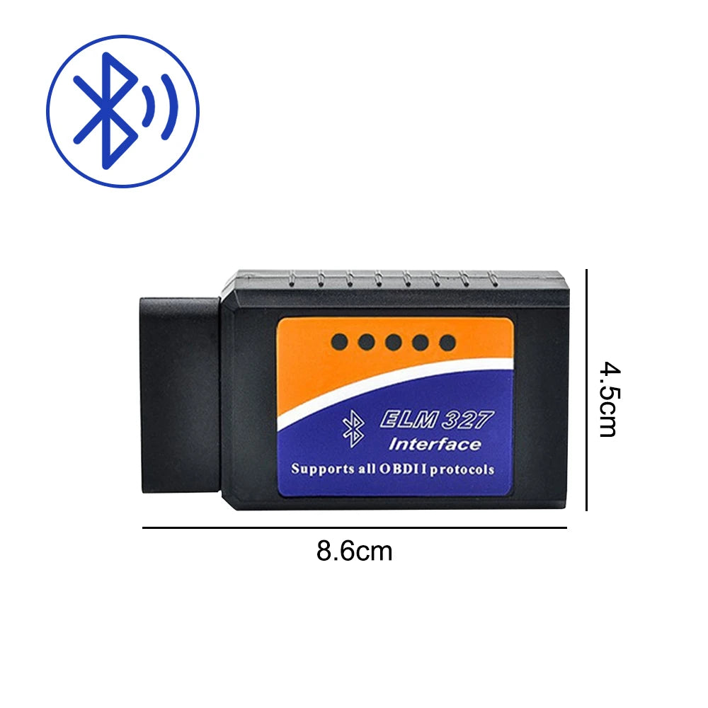 ELM327 OBD2 Scanner V1.5 WiFi Bluetooth Diagnostic Tool