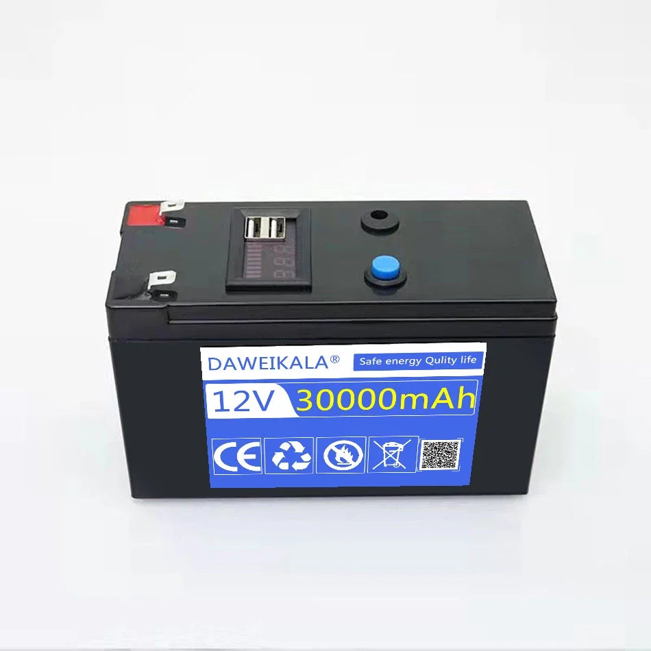 12V 30Ah Lithium Battery Pack with Charger