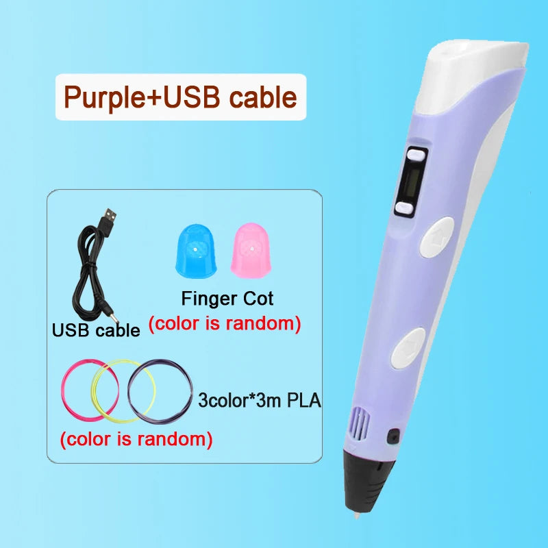 3D Printing Pen – LCD Creative Toy for Kids