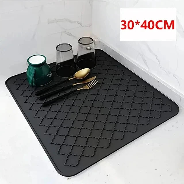 Silicone Drying Mat Non-Slip Heat Resistant Kitchen