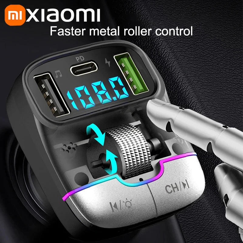 Xiaomi Bluetooth 5.4 FM Transmitter Car Adapter