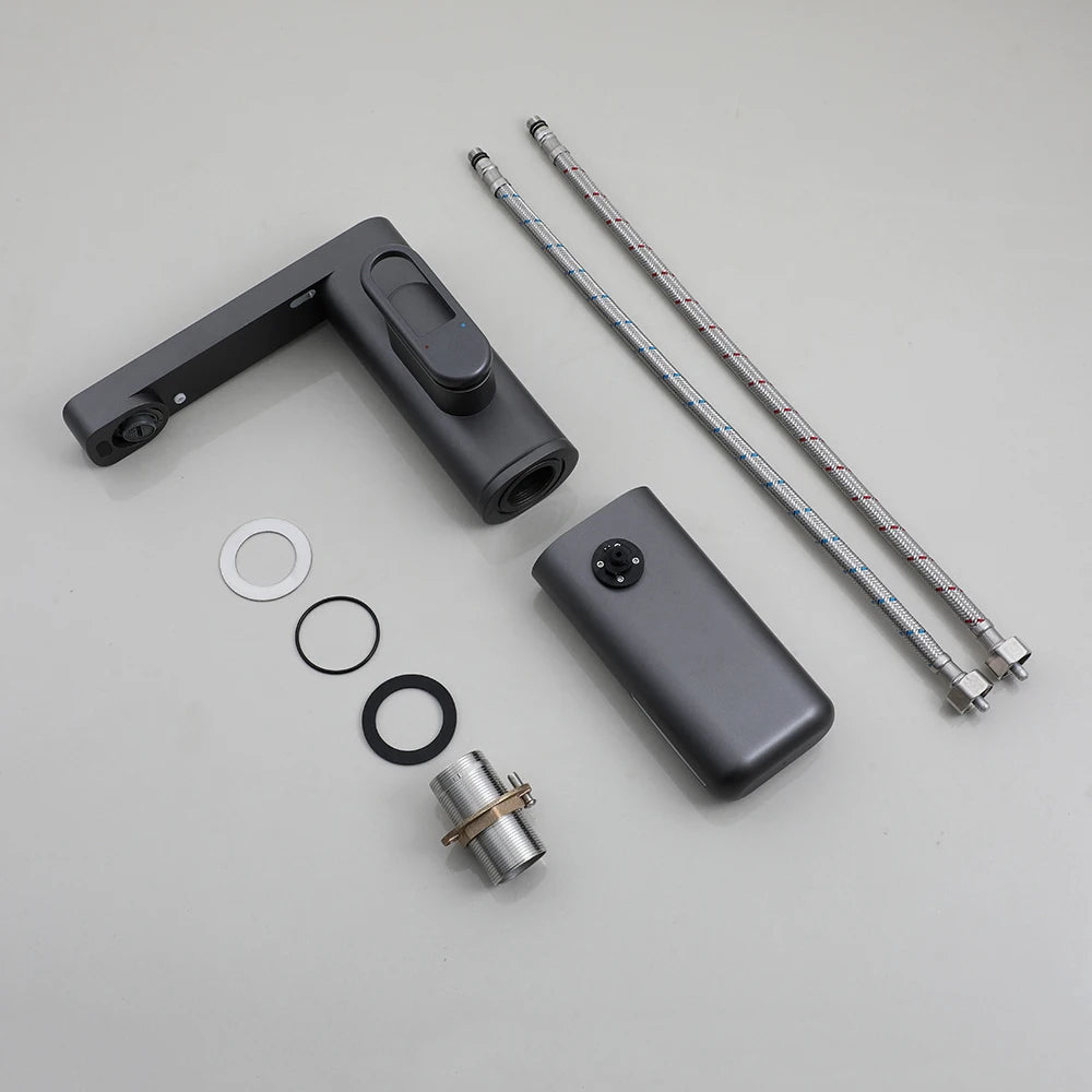 Touchless Bathroom Faucet with Soap Dispenser