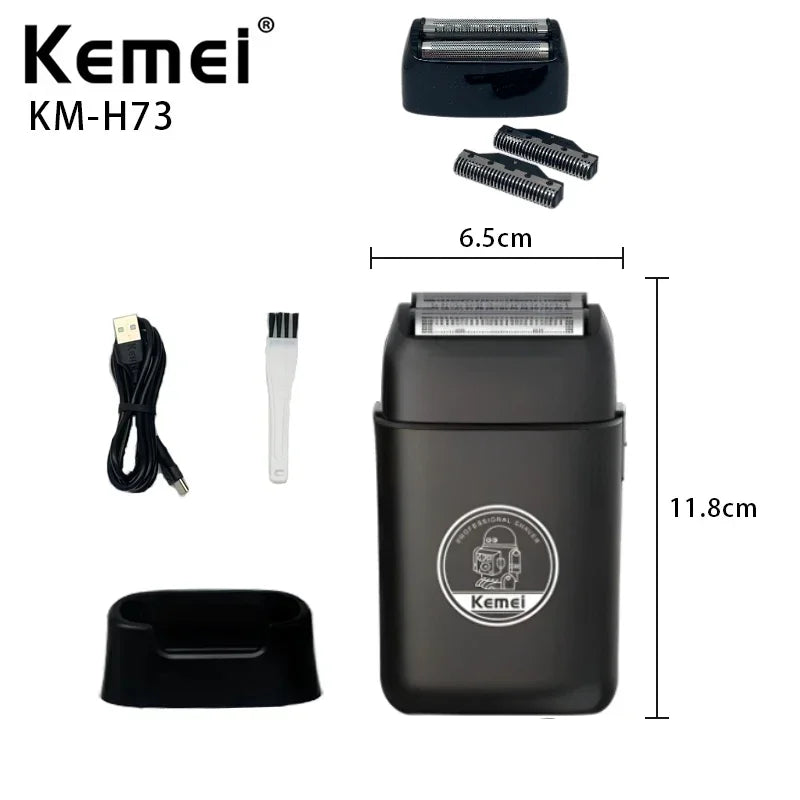 Kemei KM‑H73 Cordless Beard & Head Trimmer
