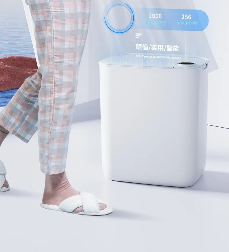18L Smart Sensor Trash Can with Type-C Charging