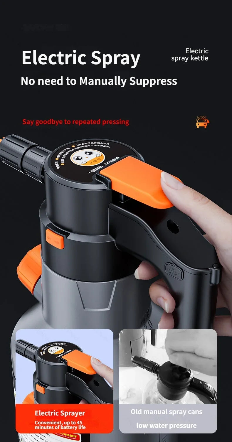 CENRR Electric Foam Sprayer – Power Foam at the Push of a Button!