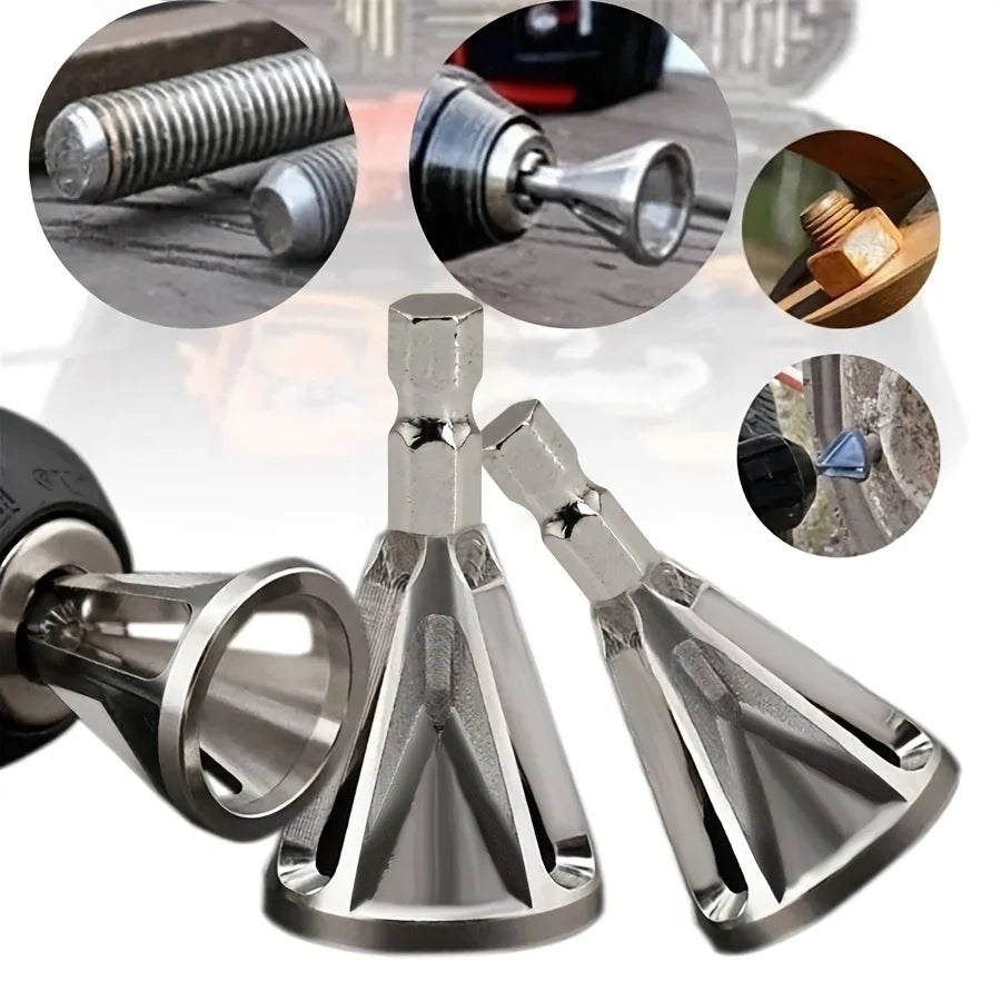 Metal Deburring Chamfering Tool – Drill Chuck Angle Grinder Bit