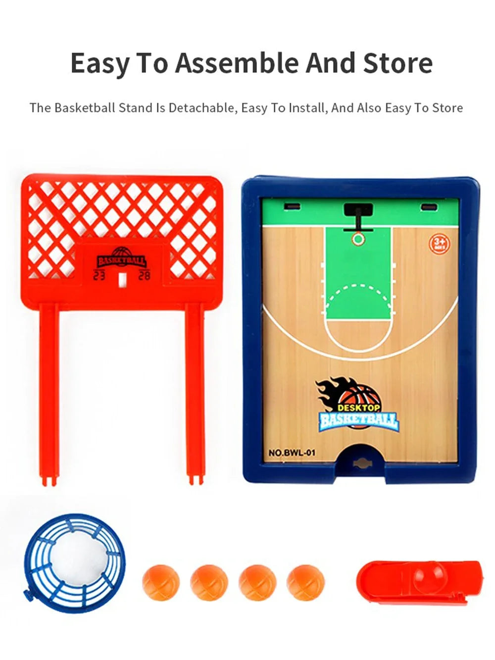 Mini Desktop Basketball Game Set – Portable Fun