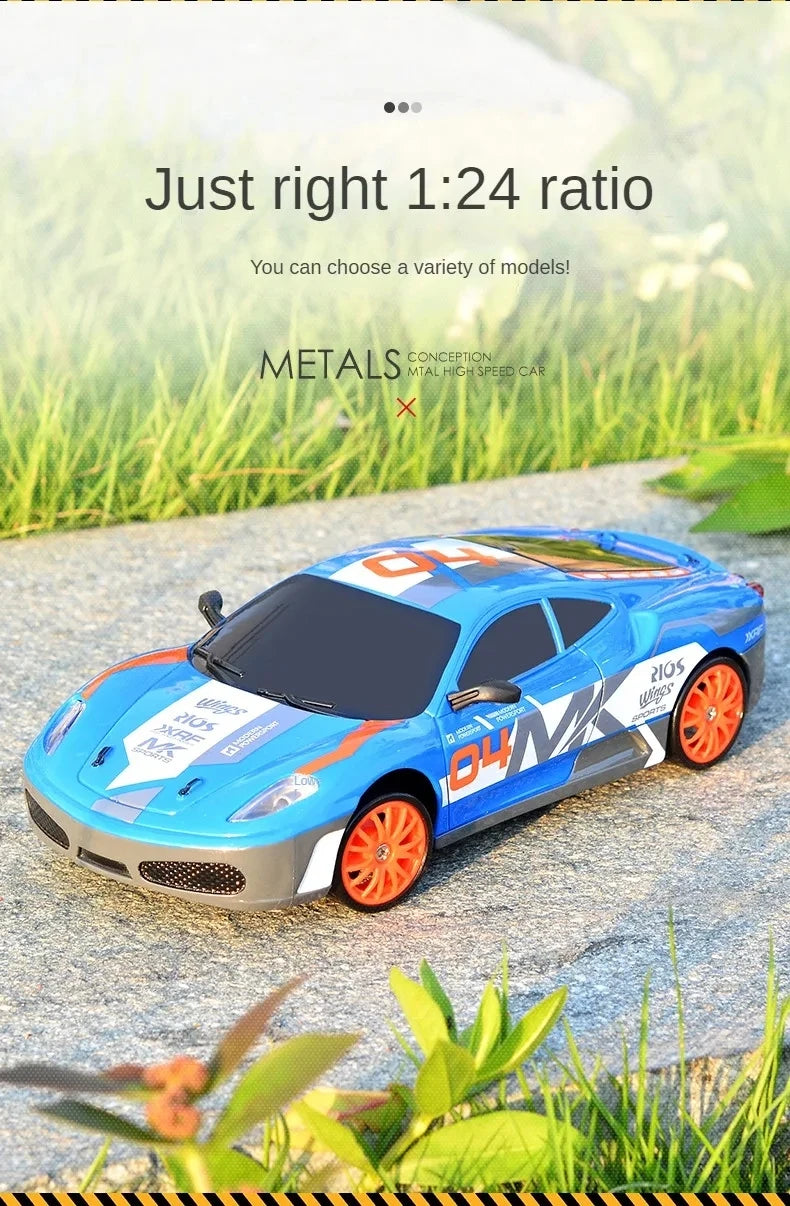 2.4G Drift RC Car – 4WD Remote Control Racing Toy