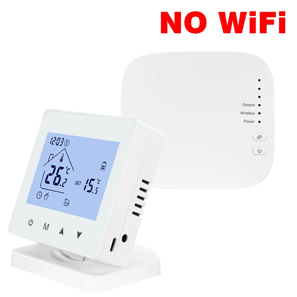 Smart RF Wireless Room Thermostat with WiFi Control