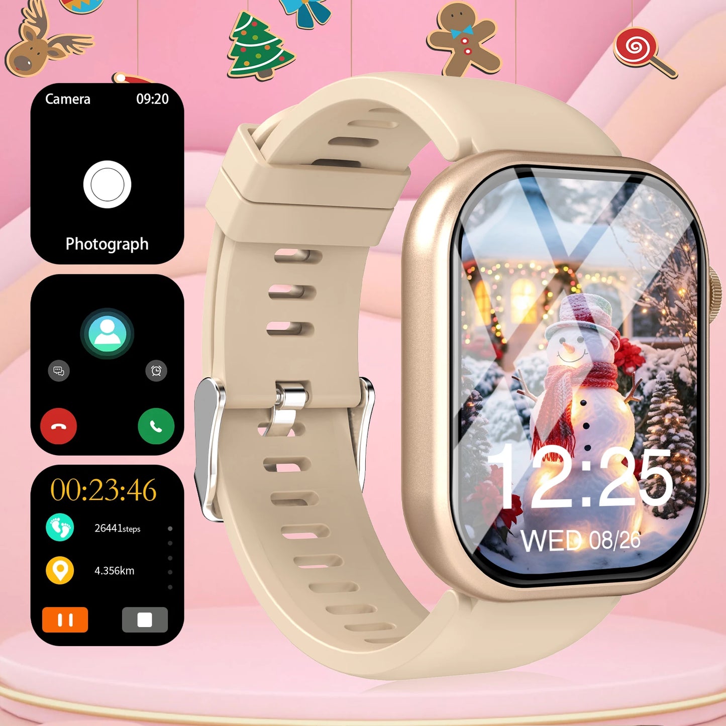 Smart Watch with Calling & App Alerts