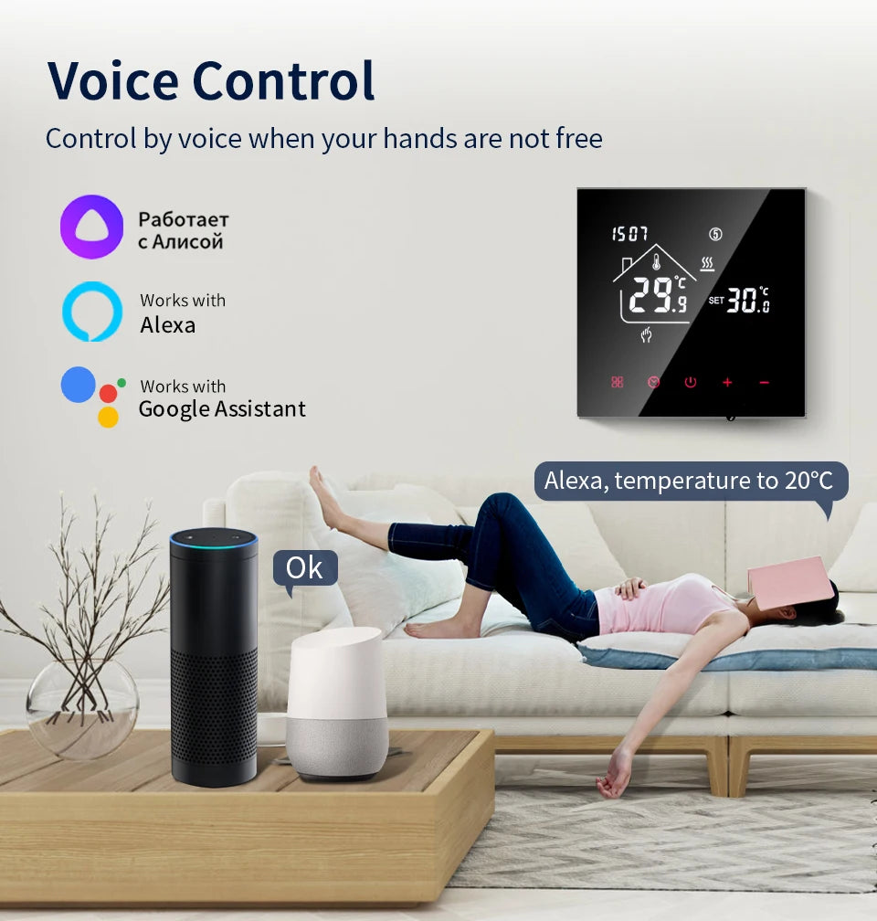 Tuya WiFi Smart Thermostat – Floor & Boiler Heating Control