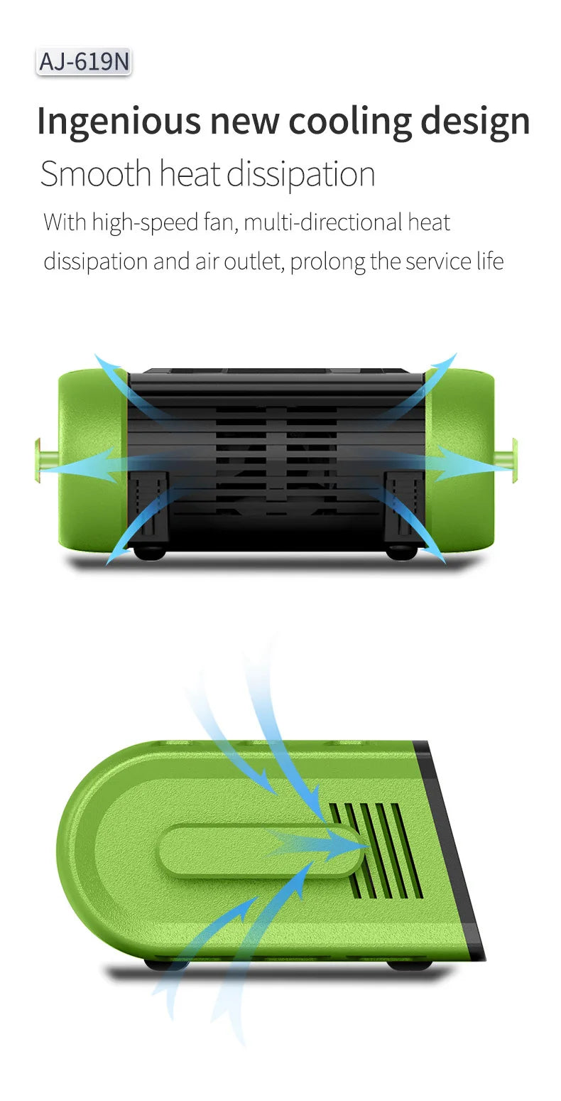Smart 12V/24V Automatic Car Battery Charger
