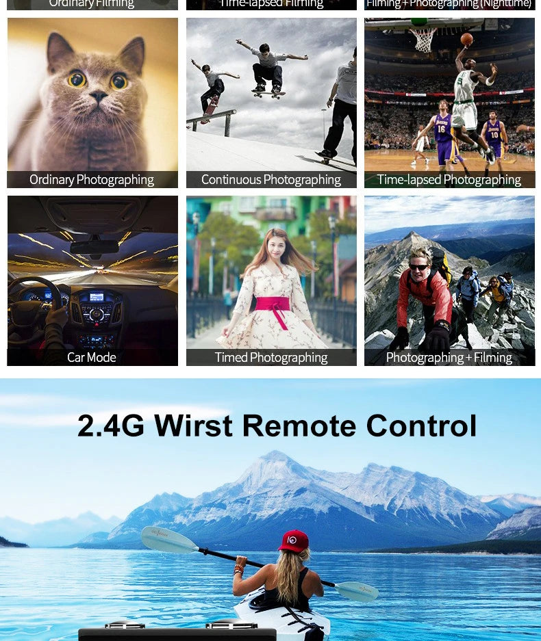 Capture epic moments with this Ultra HD 4K Action Camera!