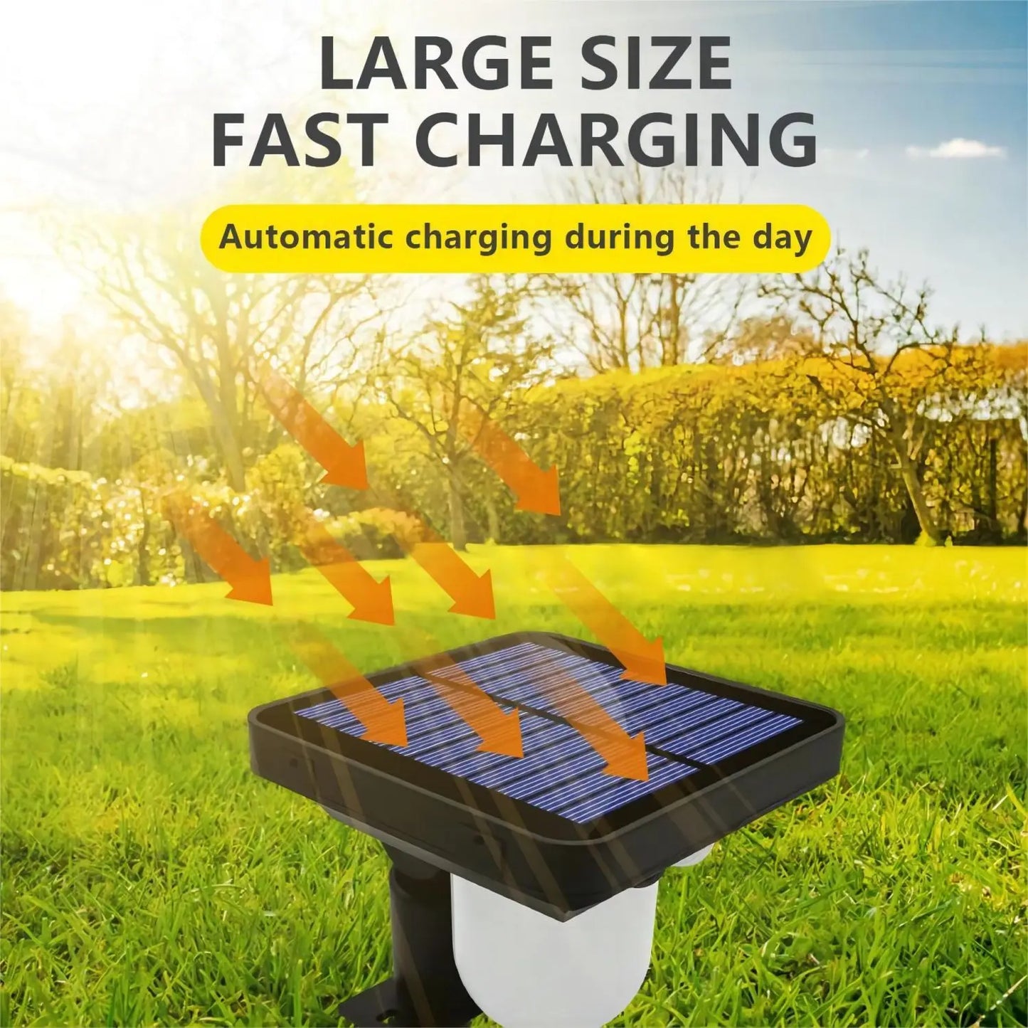 Solar Motion Sensor Wall Light – Waterproof Garden Path Lamp