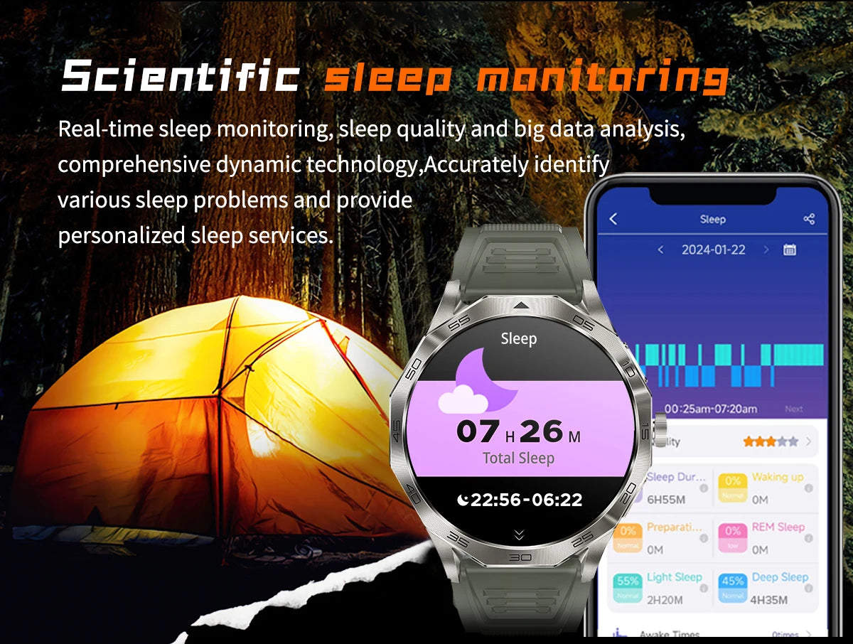 HD Smart Watch with Wireless Calls & Health Tracking
