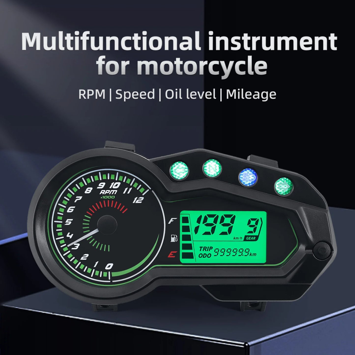 12V Digital Speedometer Odometer for Italika
