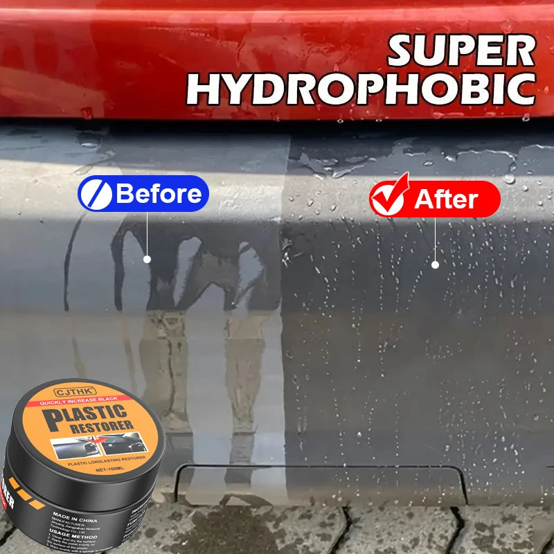 Car Plastic & Leather Restorer – Back to Black Gloss Coating