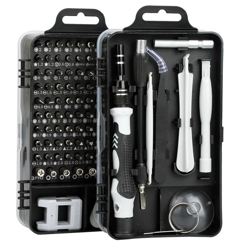 115 in 1 Magnetic Screwdriver Set Precision Multi Hand Tool.