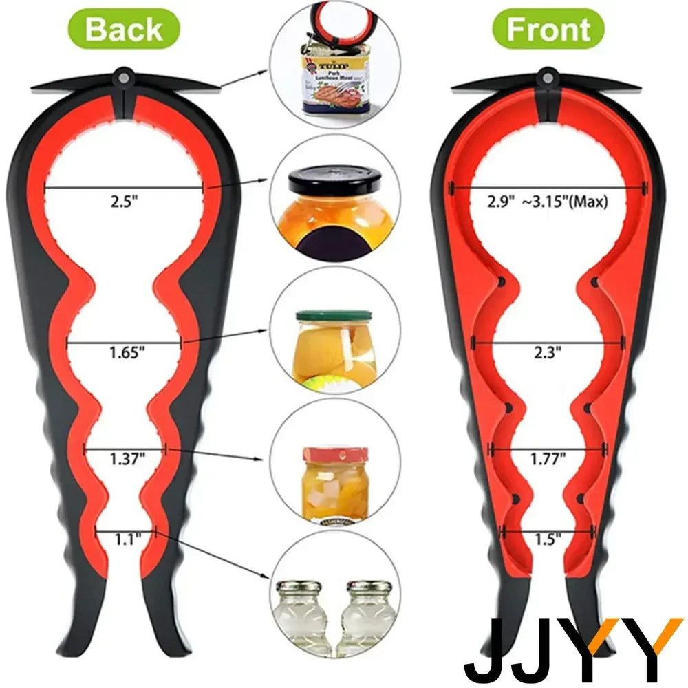 4-in-1 Multi-Function Can & Bottle Opener Tool