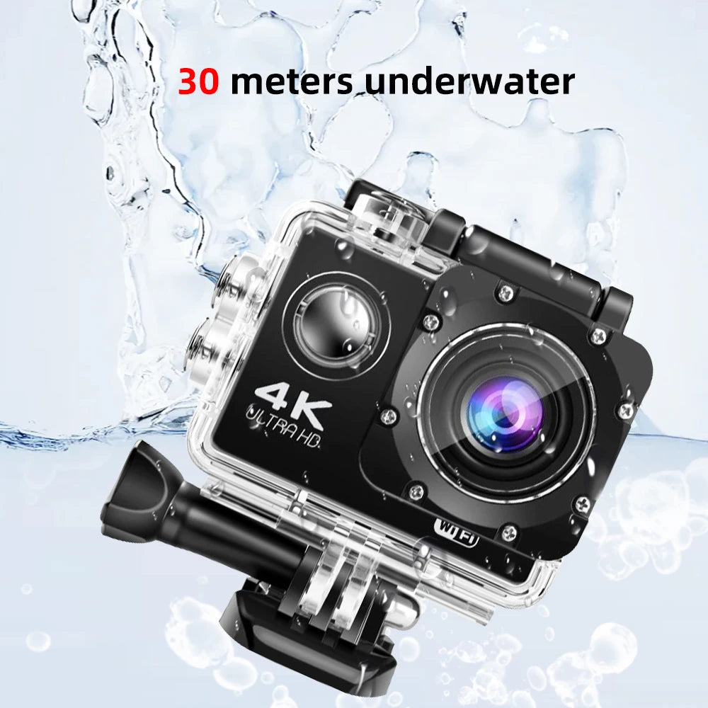Record every thrill with this Ultra HD 4K action camera!