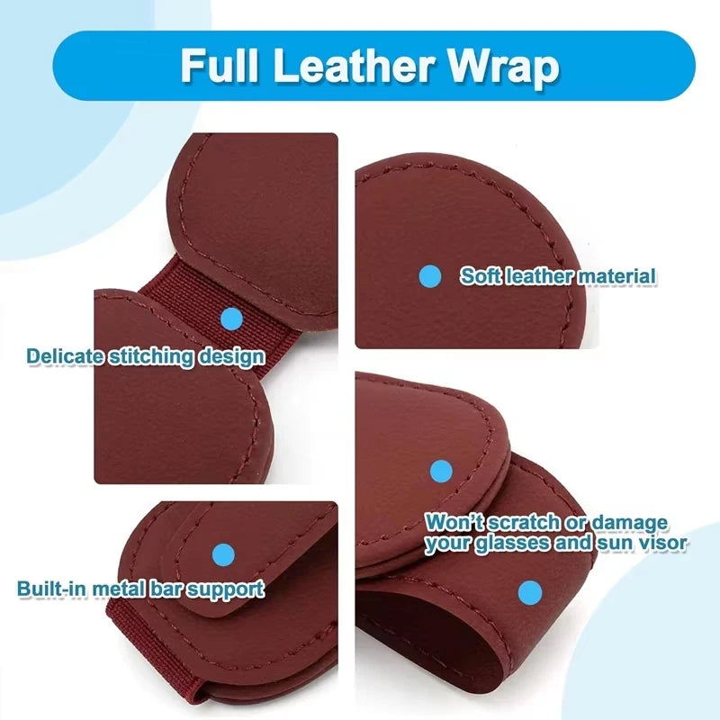 Car Sun Visor Sunglasses Clip & Card Holder