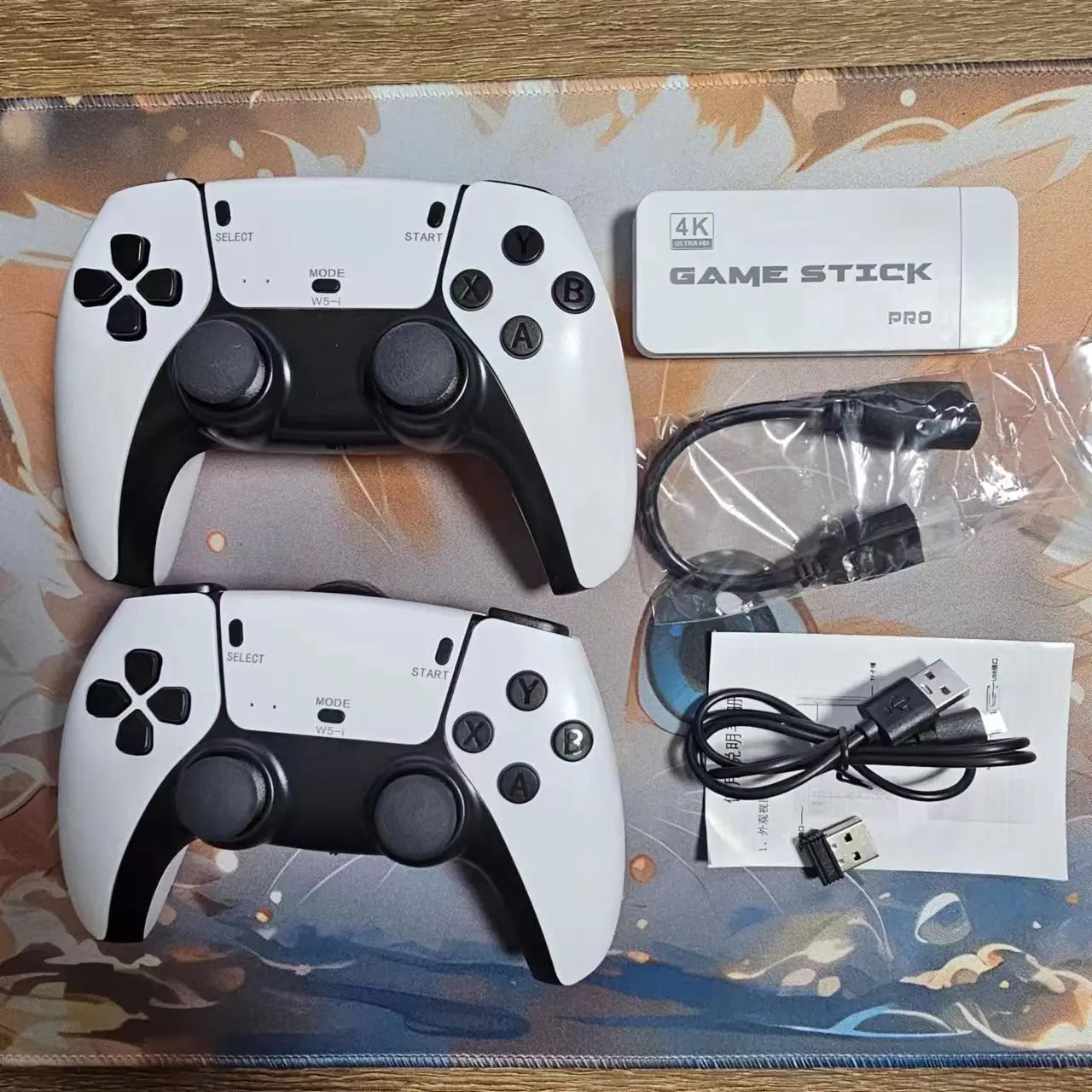 M15 4K Retro Game Stick with Wireless Controllers