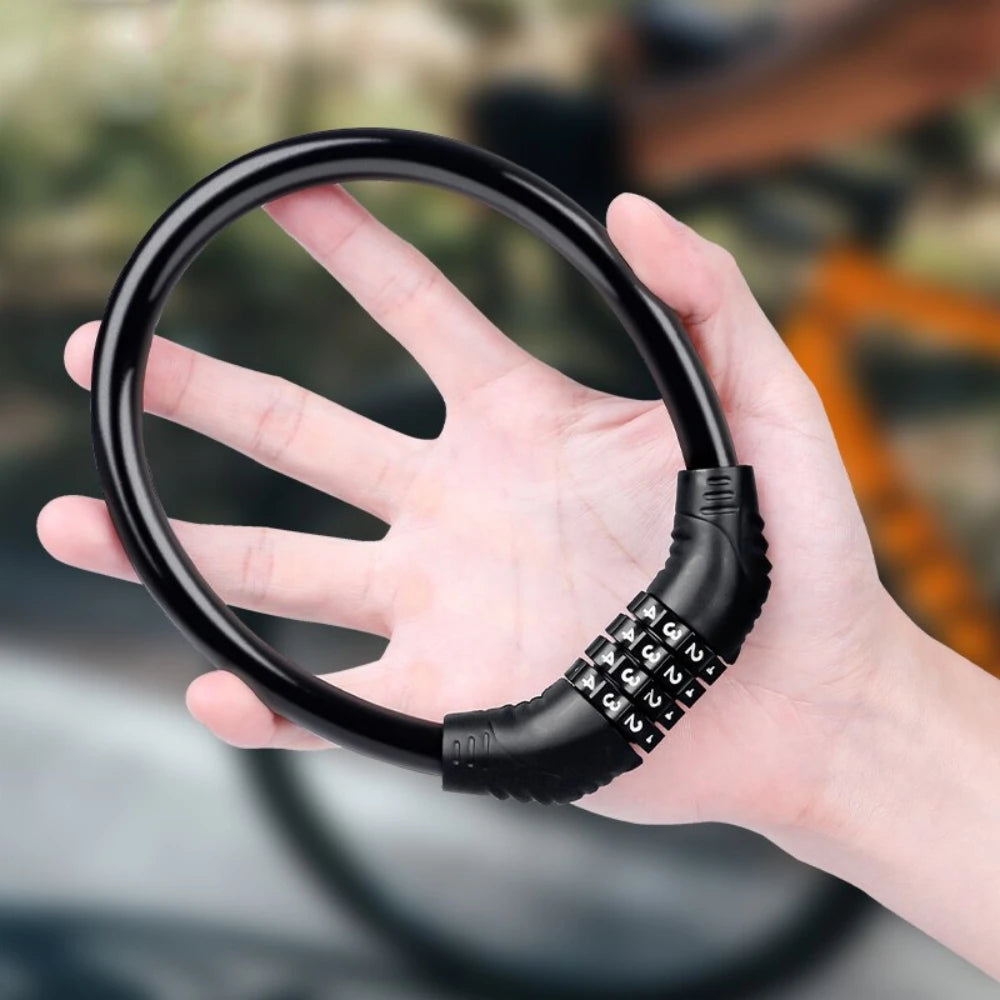 Portable 4-Digit Code Lock for Bike & Motorcycle