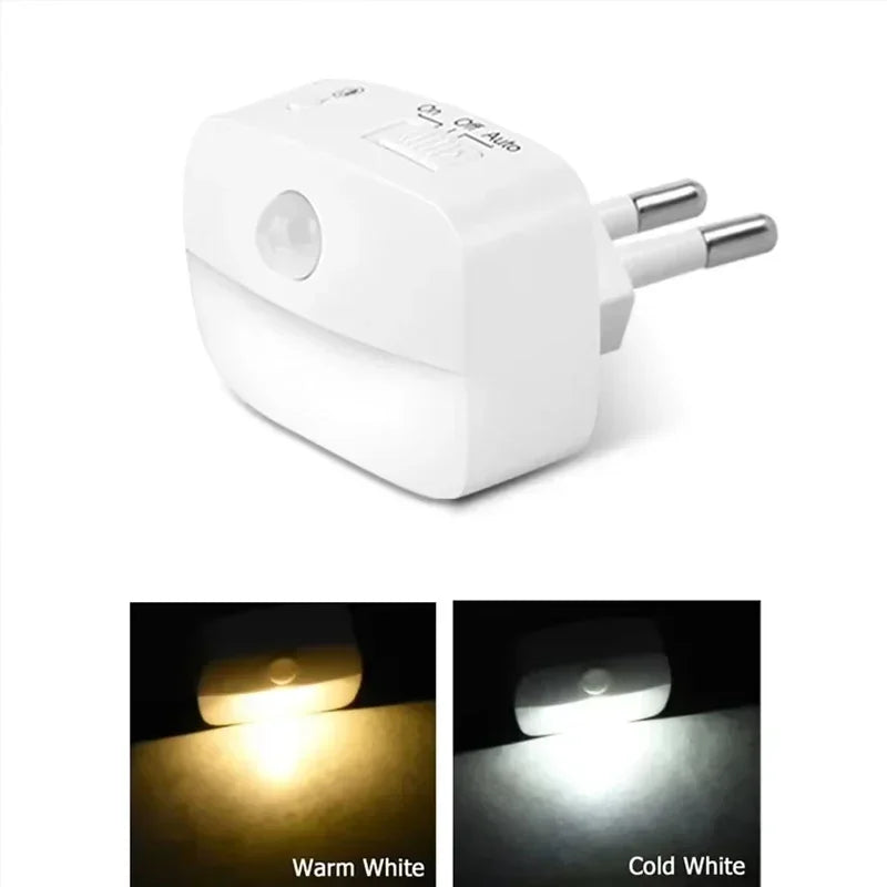 Plug-In LED Motion Sensor Night Light EU