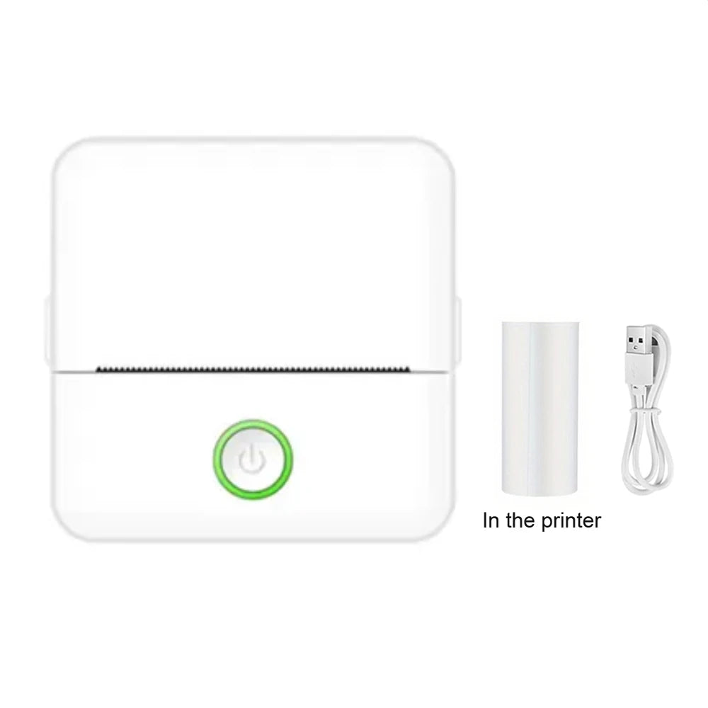 Mini Bluetooth Thermal Printer – Pocket-Sized & Inkless