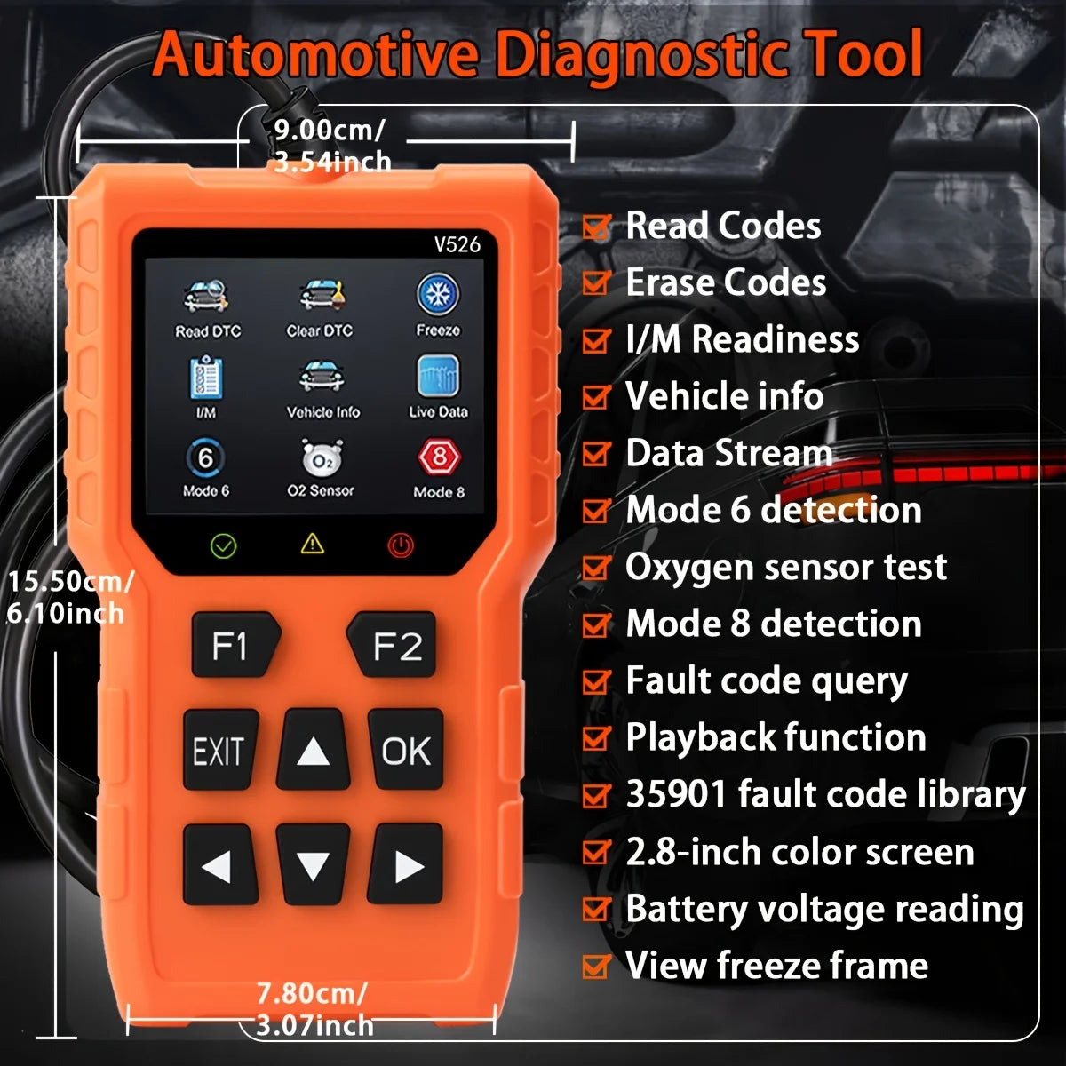 OBD2 Diagnostic Scanner Tool – Real-Time Insight for Smarter Driving