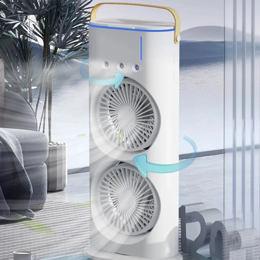 3-in-1 Mini Air Cooler with LED Light