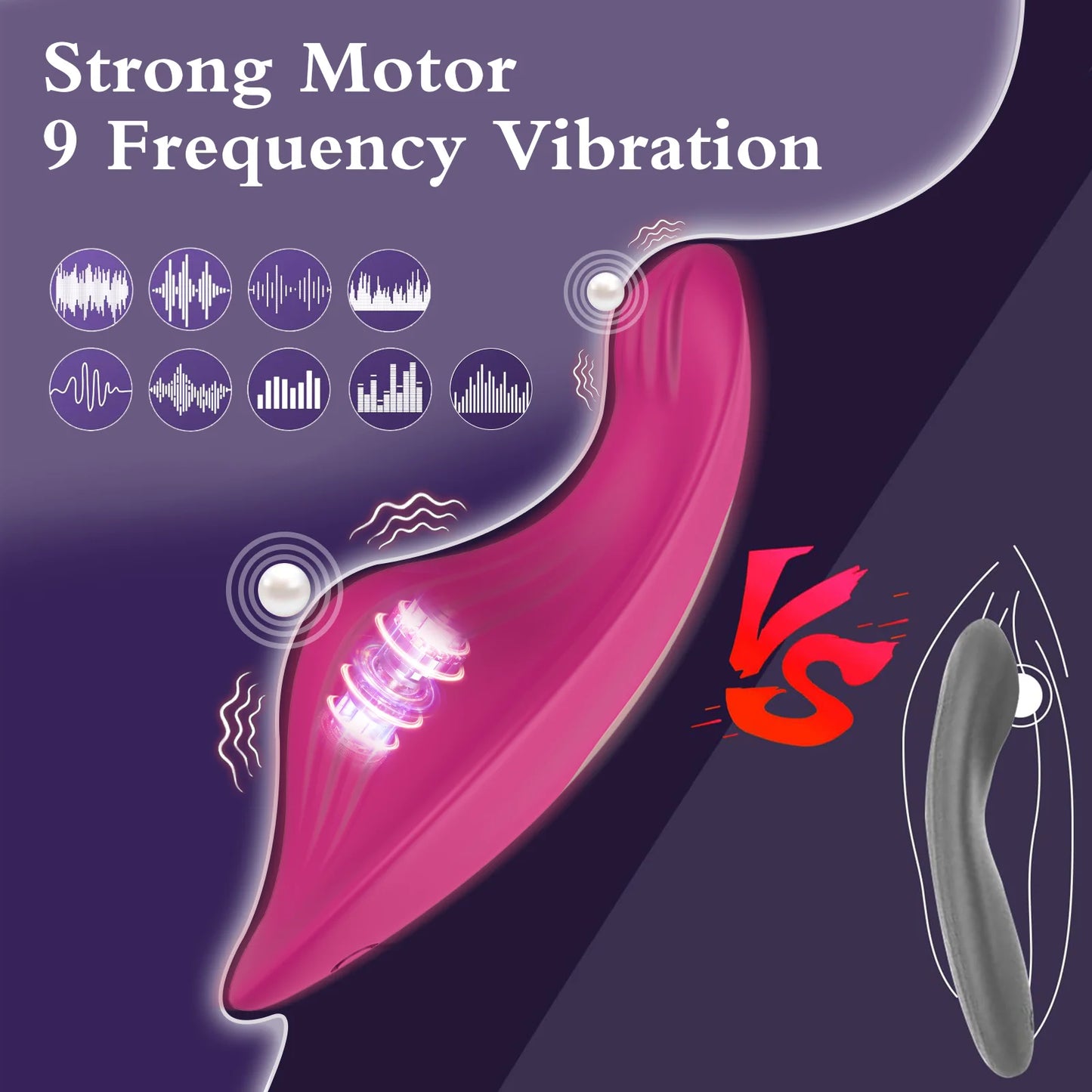Wearable Bluetooth APP Vibrator for Women Wireless Remote