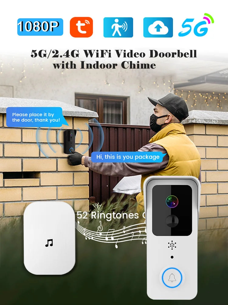 Tuya 5G WiFi Smart Video Doorbell