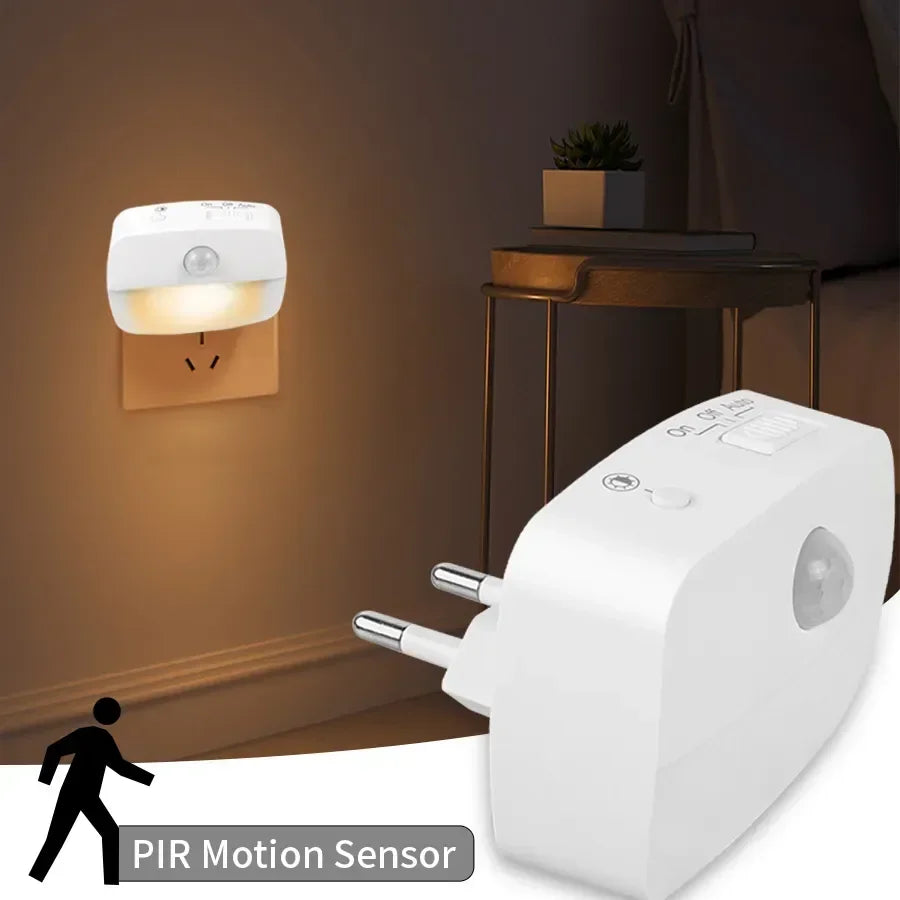 Plug-In LED Motion Sensor Night Light EU