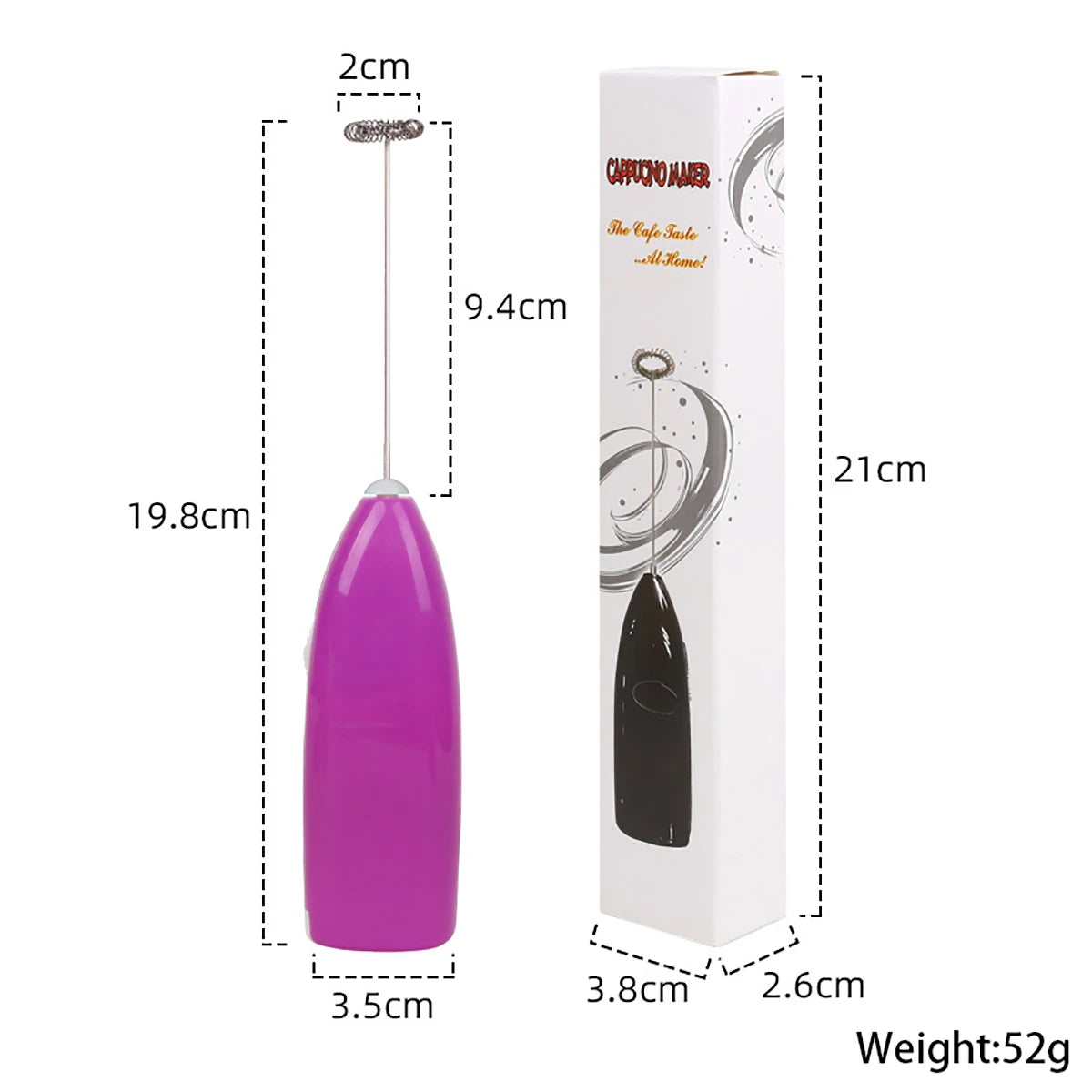 Mini Electric Egg Beater & Milk Frother