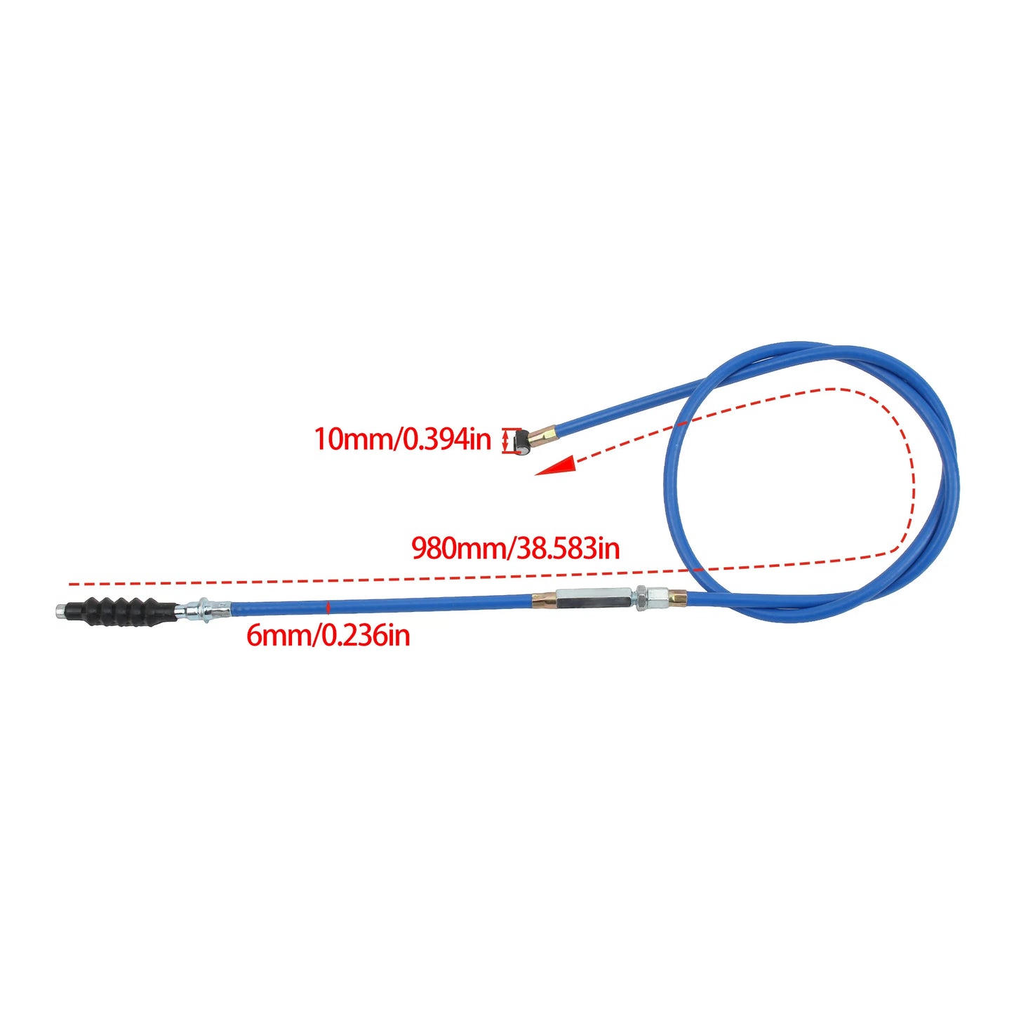 Dirt Bike Clutch Cable for 50cc–250cc Motorcycles