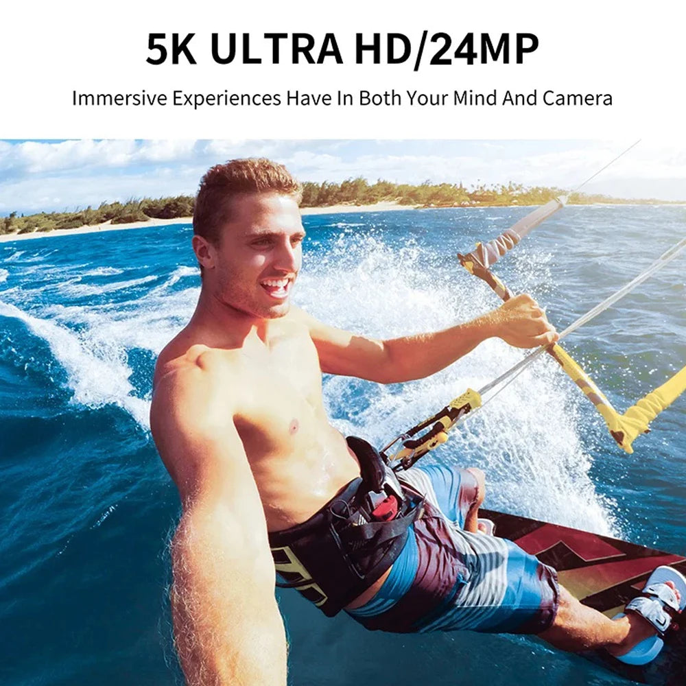 Film every detail with this 5K dual-screen action camera!