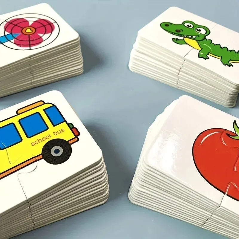 32 Pcs Enlightenment Card Matching Puzzle – Fun & Smart Learning for Kids!