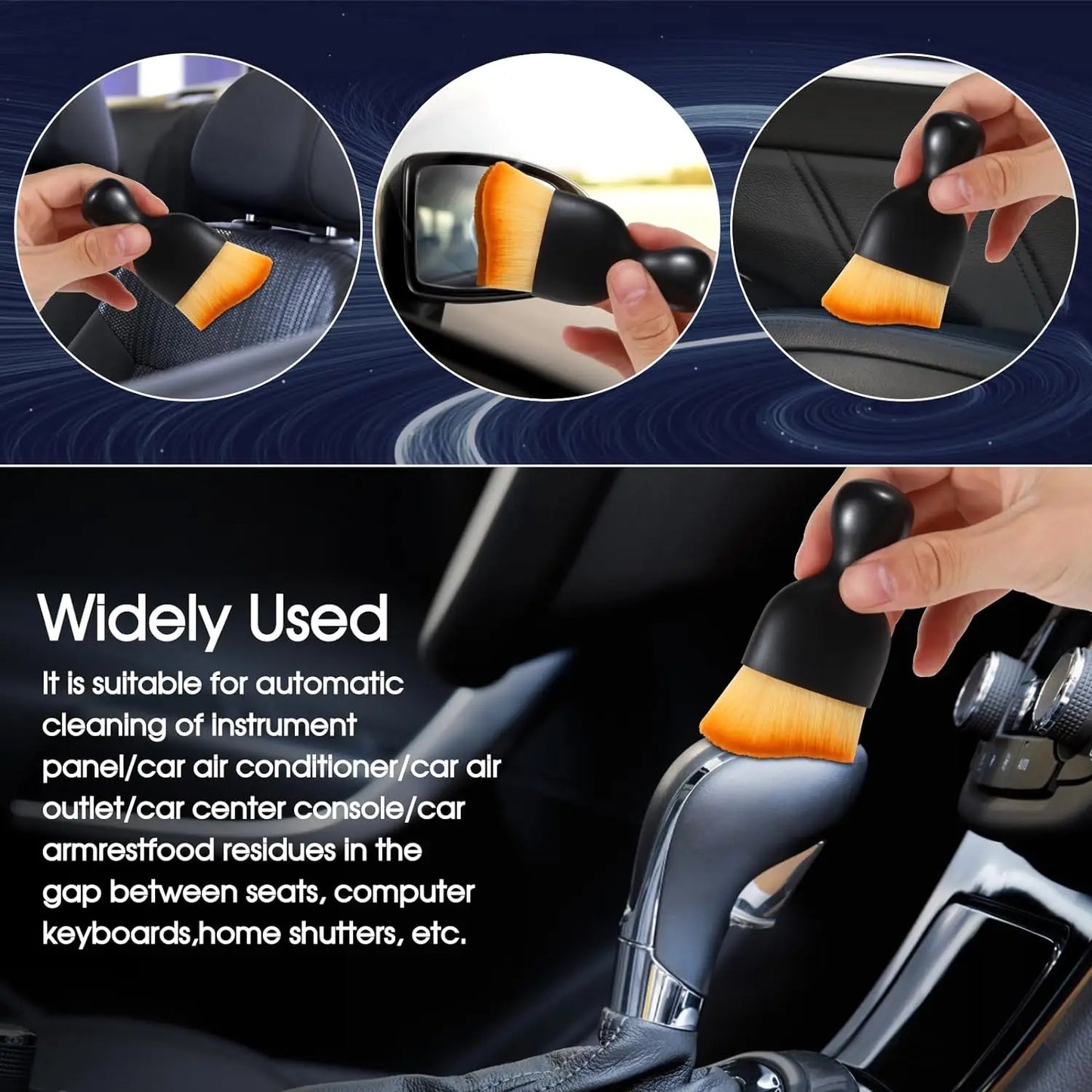 Ultra Soft Car Interior Cleaning Brush