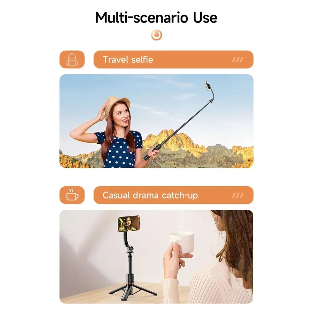 Magnetic Mini Selfie Stick Tripod – Pocket-Sized, Pro-Level Shots!