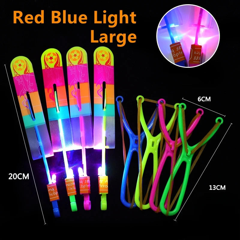 LED Rocket Helicopter Toys – Launch Light & Fun into the Sky!