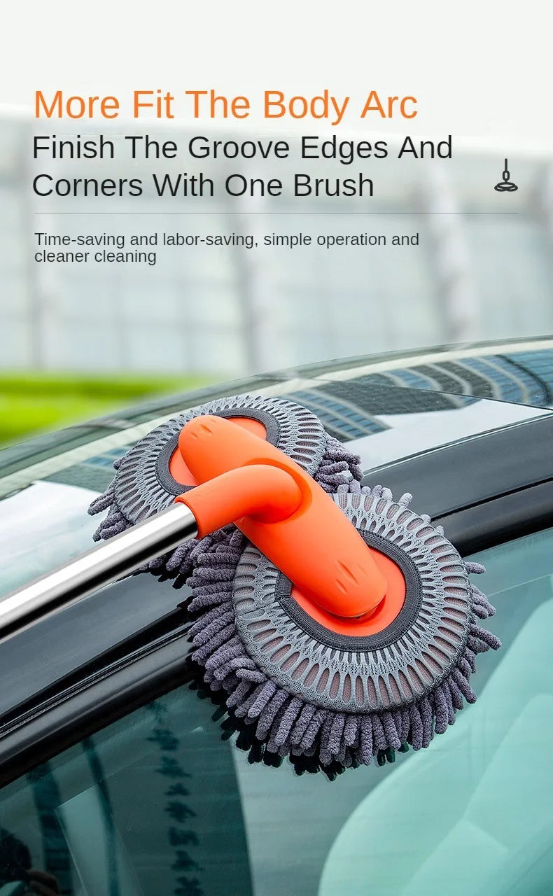 Telescopic Double-Head Car Wash Mop