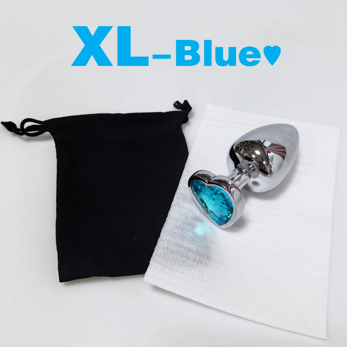 Heart Base Stainless Steel Anal Plug