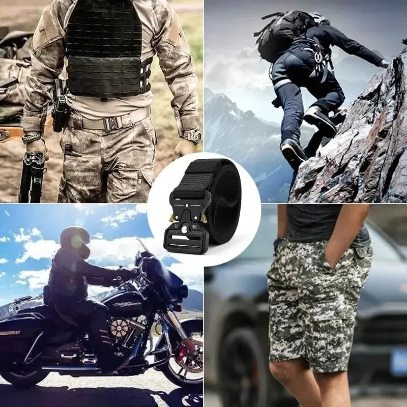 Multi-Function Outdoor Canvas Belt for Men