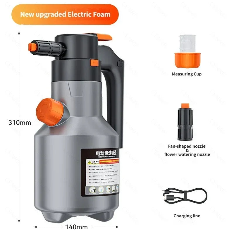 CENRR Electric Foam Sprayer – Power Foam at the Push of a Button!