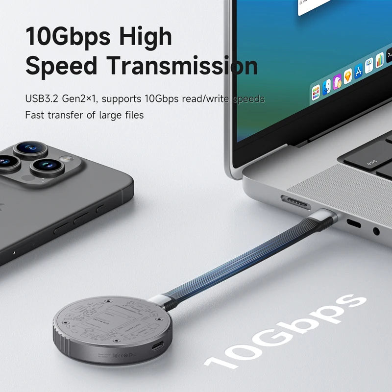 Upgrade storage with Hagibis Magnetic M.2 SSD enclosure!