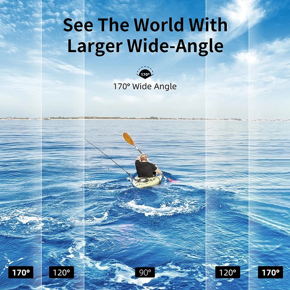 Film every detail with this 5K dual-screen action camera!