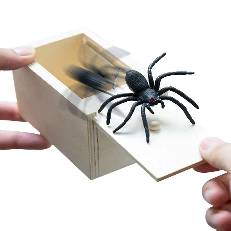 Spider Jump Scare Prank Box – Funny Gag Toy